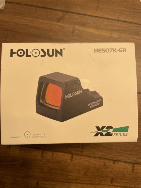 WTS SOLD Holosun 507K X2 Green Dot Indiana Gun Owners Gun