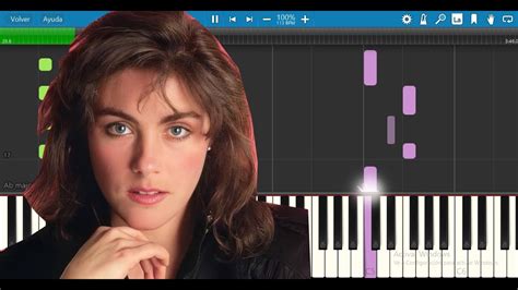 Laura Branigan Self Control Piano Tutorial Youtube