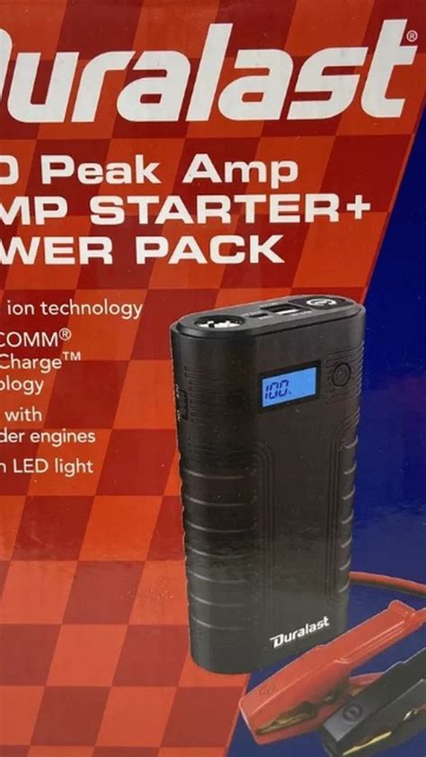 Duralast 800 Peak Amp Jump Starter Power Pack Dl 800l Automotive Battery Jump For Sale In