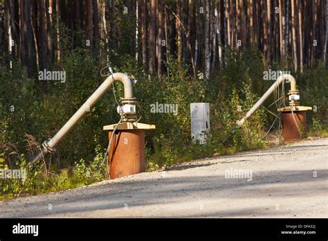 open pit  casing water pump daylight  welzow sued brandenburg