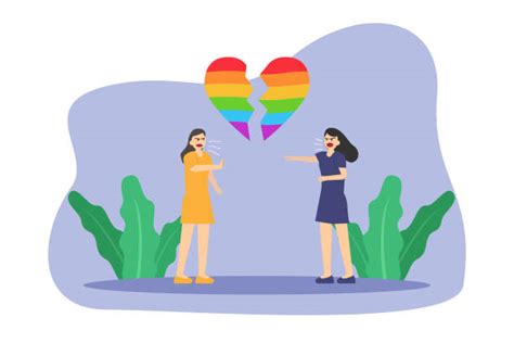 Lesbian Couple Fighting Illustrations Royalty Free Vector Graphics And Clip Art Istock