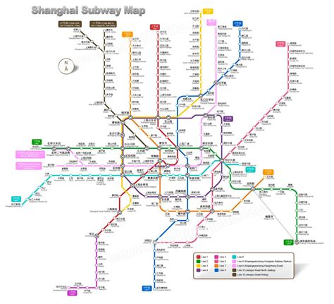 Downloadable And Detailed Maps Of Shanghai Shanghai Subway Map