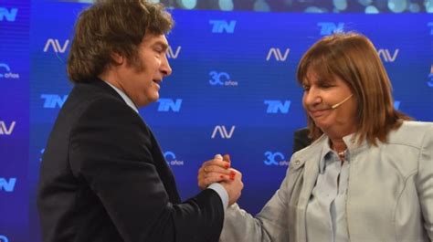 Milei Se Mostr Con Patricia Bullrich Por Primera Vez Y Valor Su Apoyo