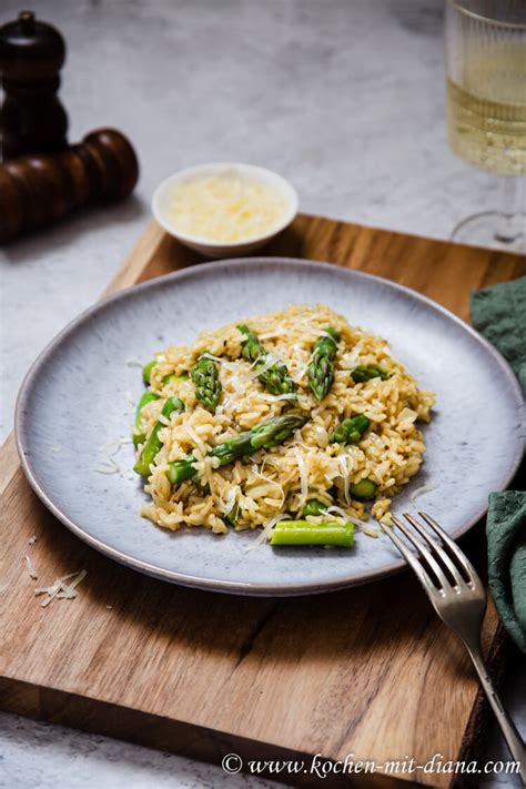 Spargel Risotto Kochen Mit Diana