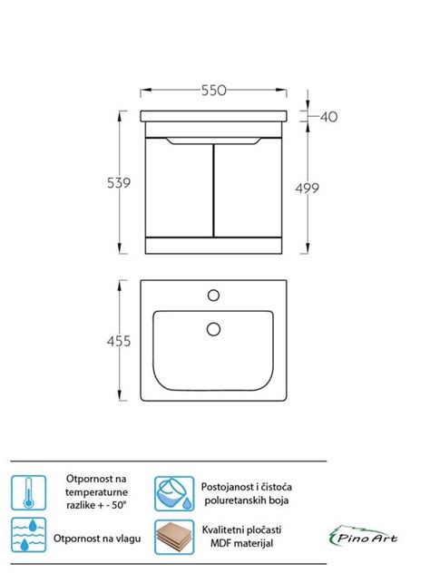 Lavabo Sa Ormari Em Pino Art Soft V Drvo Cm Vodocentar