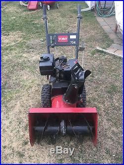 Toro Hp Inch Snow Blower Thrower Stage Electric Start Tecumseh