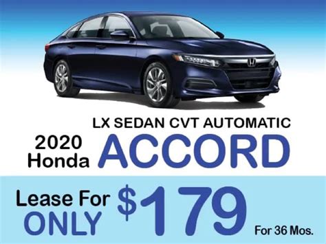 Lease a Honda Accord for $179 Per Month! | Smail Honda