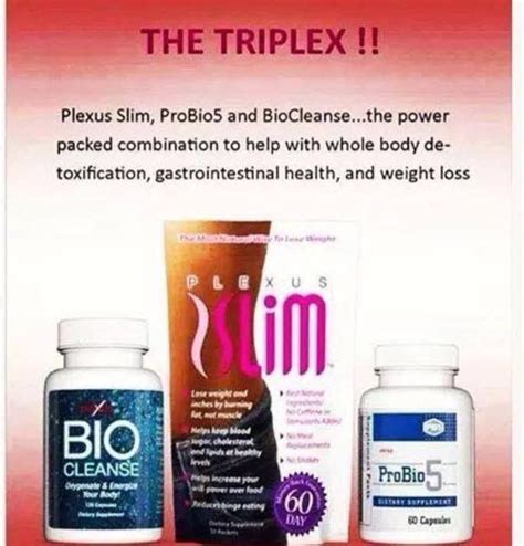 The Plexus Triplex Plexus Products Plexus Slim