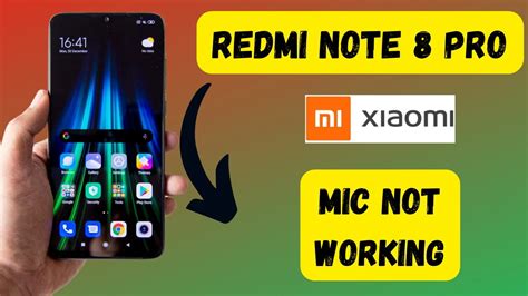 Redmi Note 8 Pro Mic Not Working Problem Redmi Microphone Problem Note 8 Pro Youtube