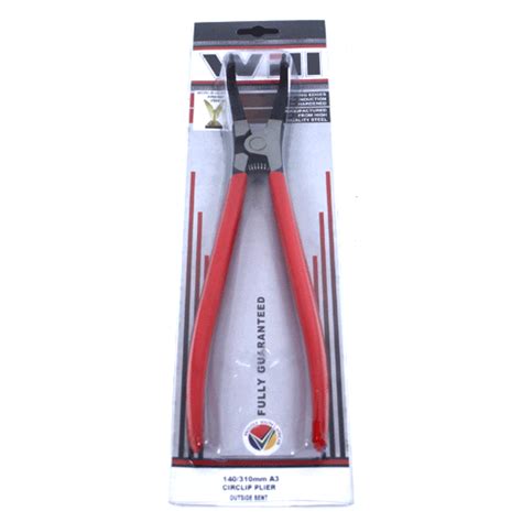 Plier Circlip Mm Ext Bnt Will External Bent With Spring Fowkes