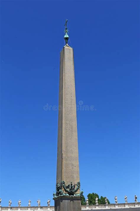 Obelisk of St Peter`s Square Editorial Stock Image - Image of vatican ...