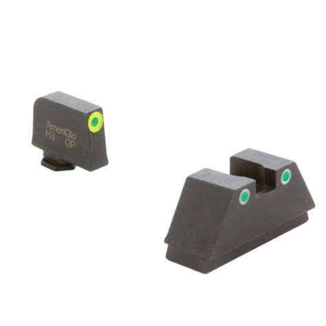 Ameriglo Suppressor Height Sight For Glock Gl 333 Xl Tall Green