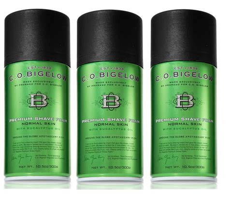 Lot Of C O Bigelow Premium Shave Foam With Eucalypthus Oil