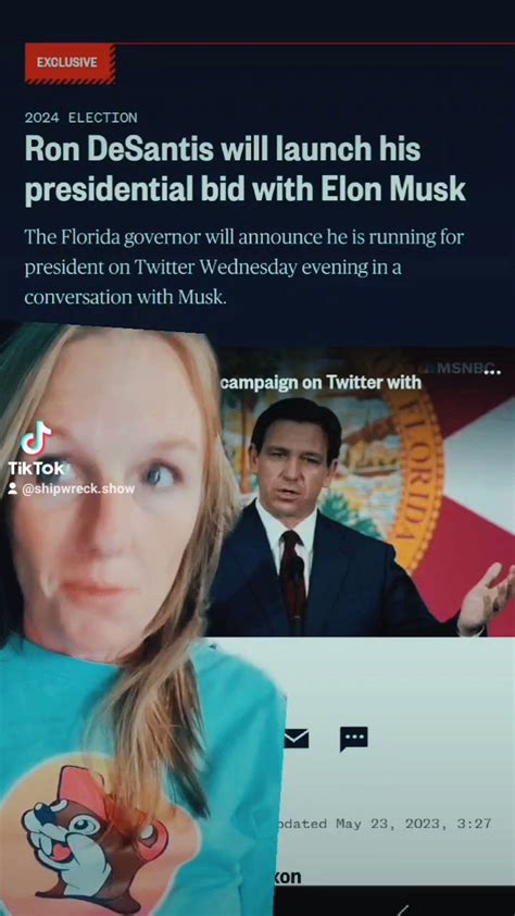 Shipwreck On Twitter So Ron Desantis Is Set To Announce His