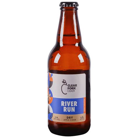 Clear Fork River Run Cider 355ml - Applejack