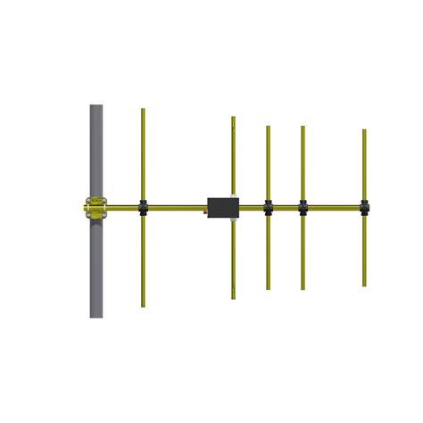 Kathrein Scala Ya7 166 5 Element Ruggedized Yagi Antenna 10 Dbd 160 174 Mhz N Female