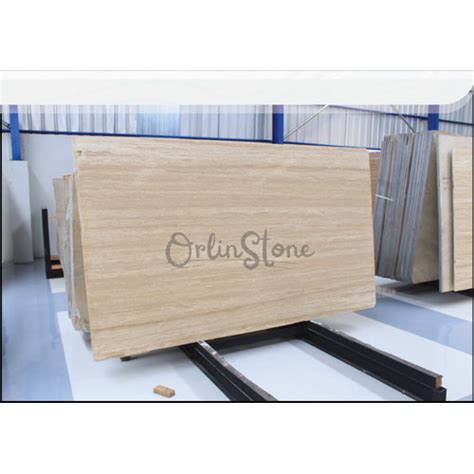 Jual Marmer Lembaran TRAVERTINE LIGHT Dinding Lantai Marble Slab