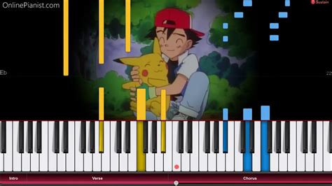 Pokemon theme song piano cover