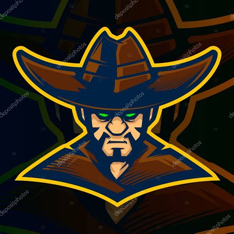 Cowboy Mascota Logotipo Ilustraci N 2024