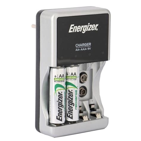 Buy Energizer Compact Charger with 2 AA NiMH Rechargeable Battery ...