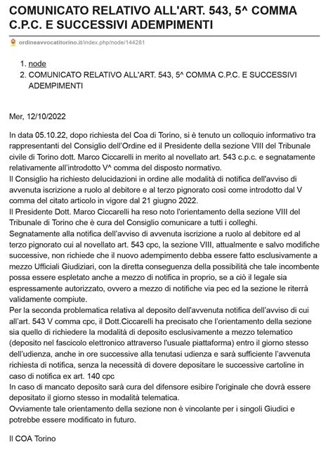 L Avviso Ex Art C P C Nel Pignoramento Presso Terzi Modello Avv