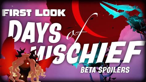 [first Look] Days Of Mischief Spooky Items Reveal Beta Spoiler Sky Cotl Noob Mode Youtube