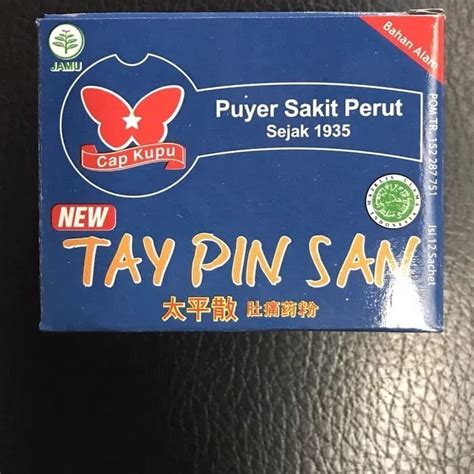 Jual Tay Pin San Cap Kupu Kupu Obat Sakit Perut Masuk Angin Mencret