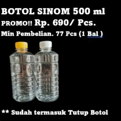 Jual BOTOL PLASTIK BOTOL SINOM 500 ML Kab Sidoarjo SK Jaya