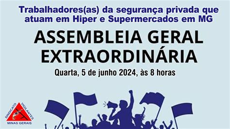 Sindicato dos vigilantes de Minas Gerais CONVOCAÇÃO VIGILANTES E