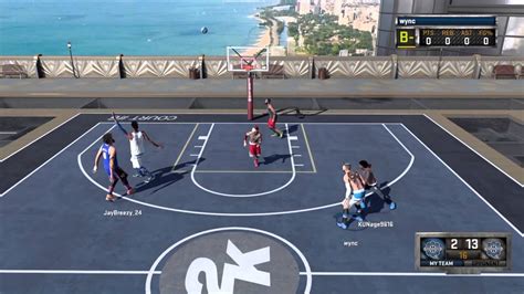 Nba 2k16 Mypark The Greatest Comeback From 2 15 Youtube