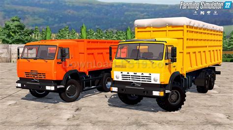 KamAZ 65115 65117 Grain Carrier Truck V1 0 For FS22