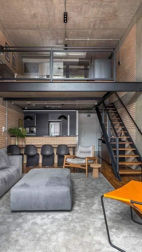 20 Ideas De Departamento Doble Altura Estilo Mezanine Tikinti