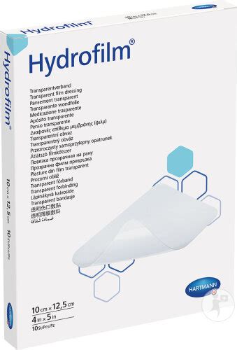 Hartmann Hydrofilm Transparante Verbanden 10x12 5cm 10 Stuks Newpharma