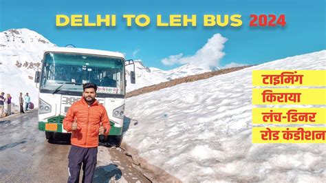 Delhi To Leh Bus Service