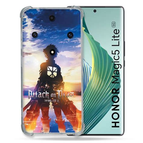 Coque Renforcée Pour Honor Magic 5 Lite Manga Attaque Titans Soleil