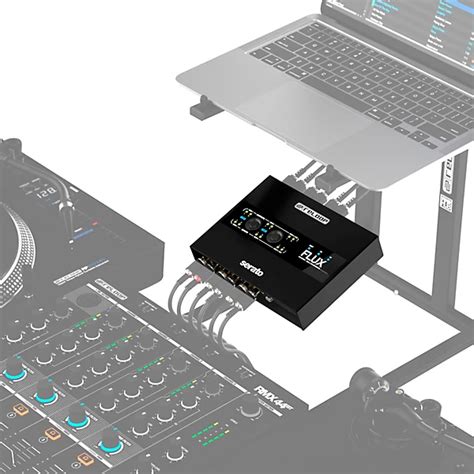 Reloop Flux 6x6 In Out USB C DVS Interface For Serato DJ Pro Black