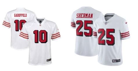 New San Francisco 49ers throwback uniforms showing impressive sales