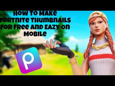 How To Make Fortnite Thumbnails For Free Youtube