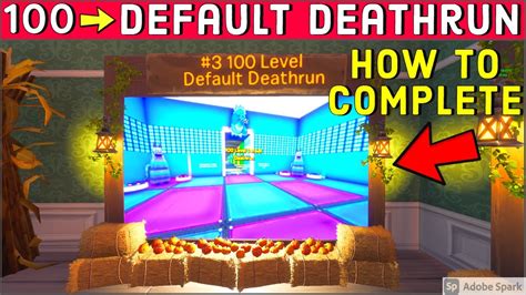 How To Complete 100 Level Default Deathrun By Jduth 6829 1378 2440 Fortnite Creative Deathrun