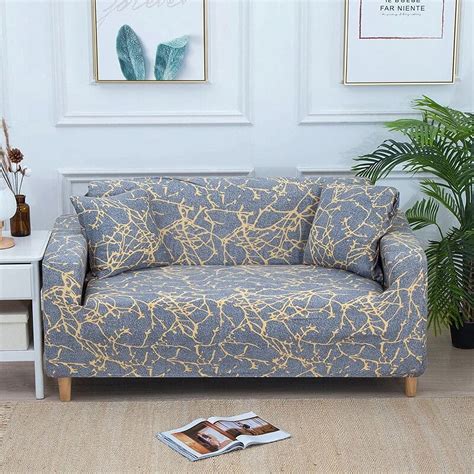 Stretch Sofa Cover High Quality Printing Couch Corner Elastic Sofa