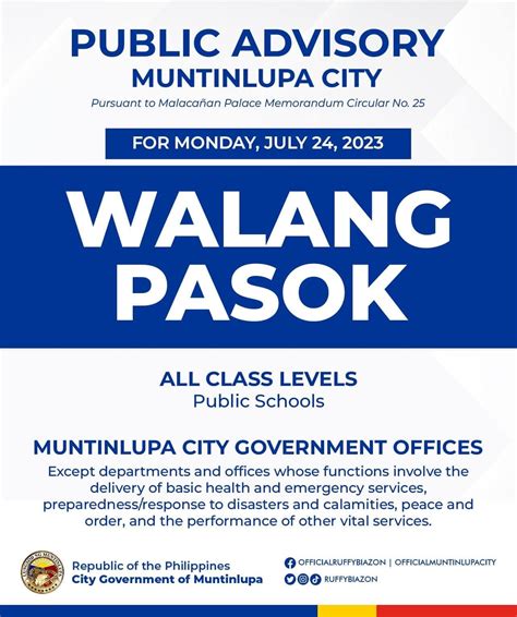 Radyo Pilipinas On Twitter Tingnan Suspendido Ang Pasok Sa Lahat