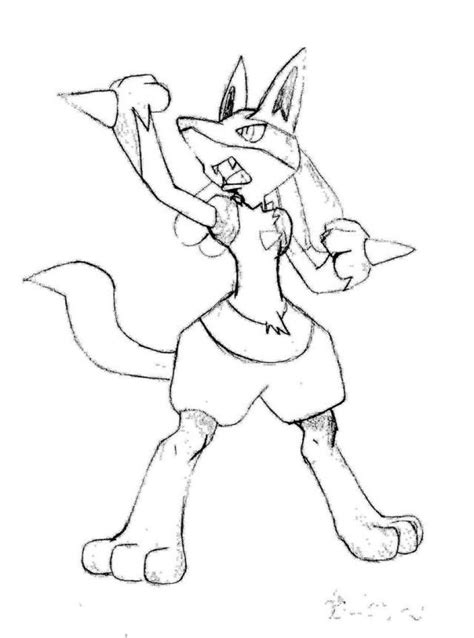 Free Lucario Coloring Pages, Download Free Lucario Coloring Pages png ...