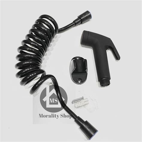 Jual Jet Shower Bidet Closet Hitam Set JS67 Bidet Semprotan Shower