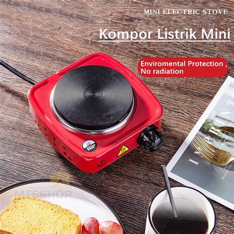 Kompor Mini Listrik Kompor Listrik Hot Plate Portable Kompor Listrik Mini Kompor Portable