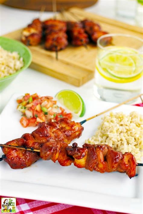 Sriracha Chicken Kabobs Recipe This Mama Cooks On A Diet