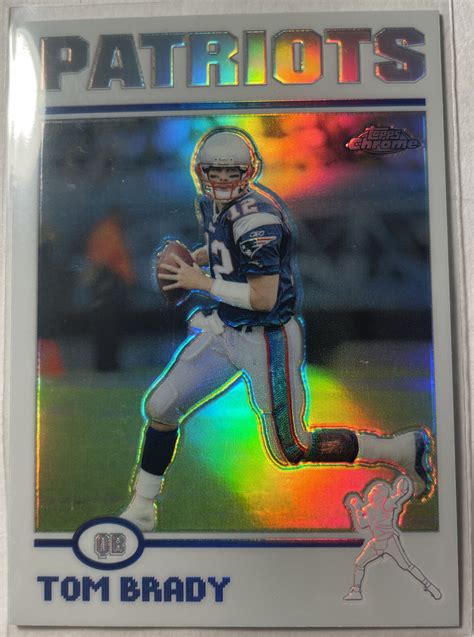 Topps Chrome Tom Brady Refractor The Goat Not Graded Ebay