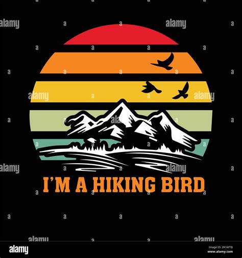 Hiking T Shirt Design With Vector Elements Stock Vector Image And Art Alamy