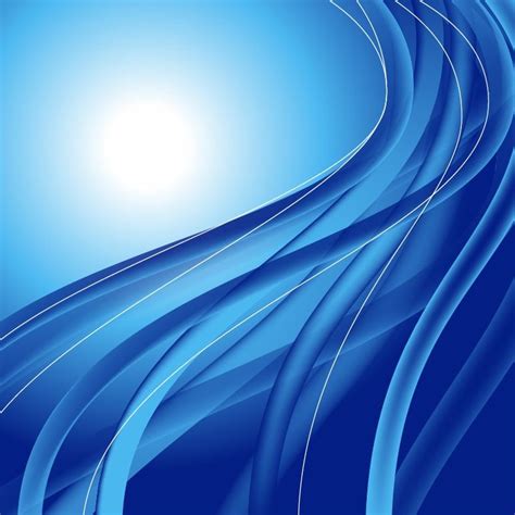 Abstract Blue Waves Vector Illustration | Free Vector Graphics | All Free Web Resources for ...