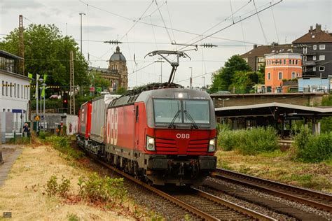 ÖBB 1293 184 mit KLV in Wuppertal Steinbeck am 26 06 2023 Bahnbilder de