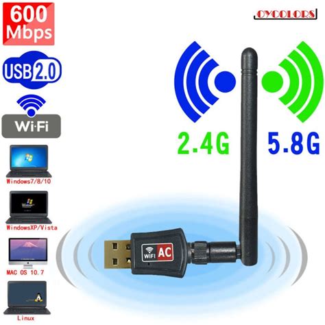 Mbps Wireless Usb Wifi Network Adapter Dongle Dual Band G